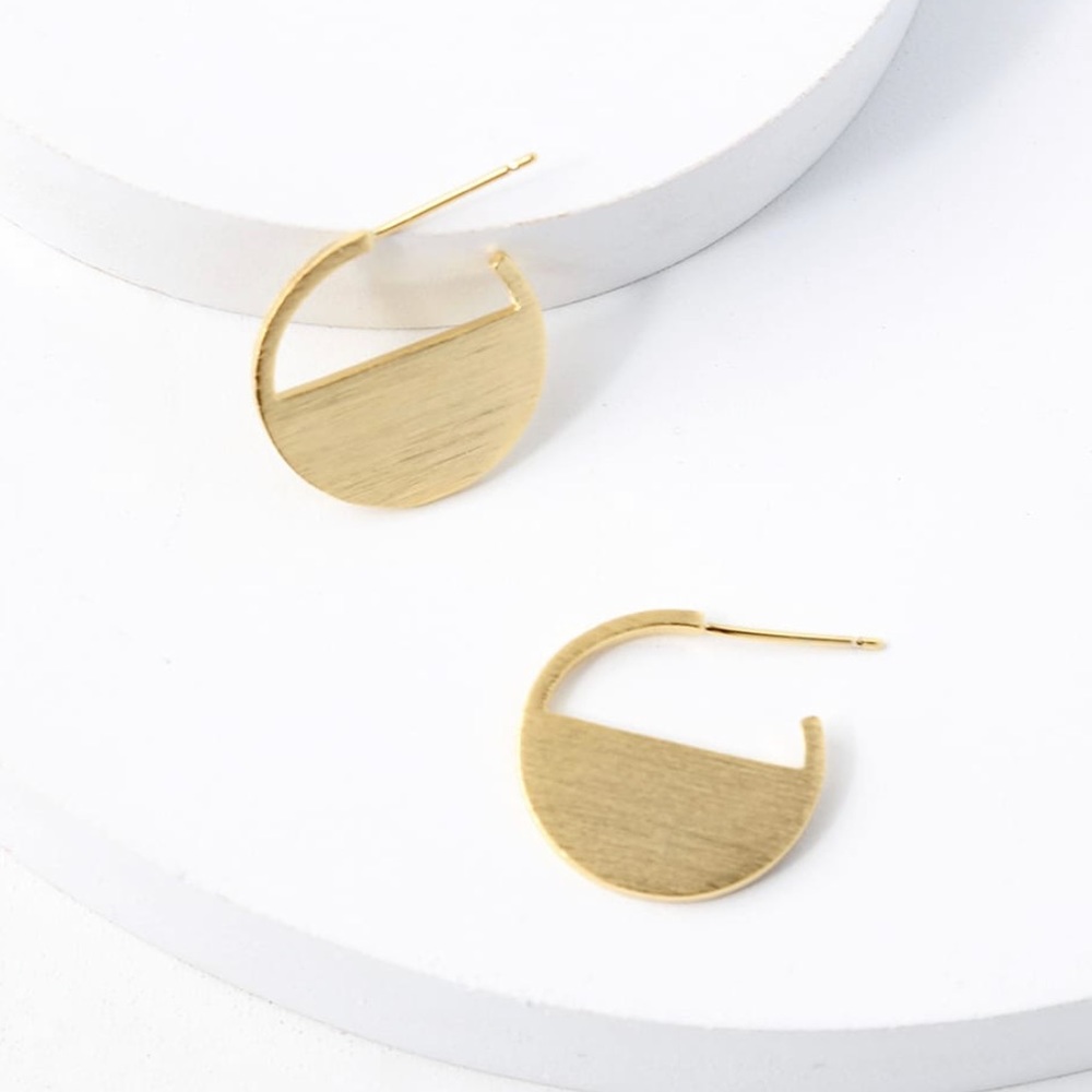 Art Deco Gold Earrings